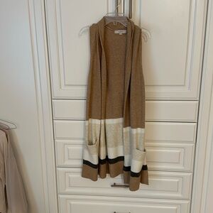 Loft sweater vest/duster size xs/s